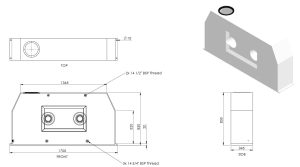 400L Headboard water tank drawing