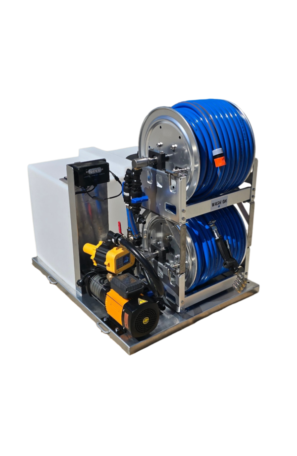 NWC Remote Softwash Skid 150L with inlet reel